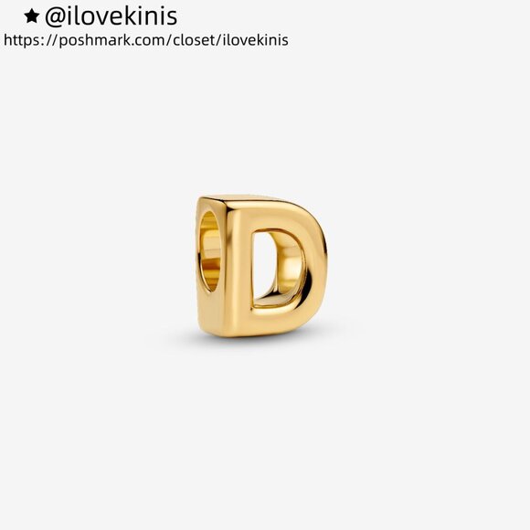 Pandora Letter D Alphabet Charm - Picture 1 of 4